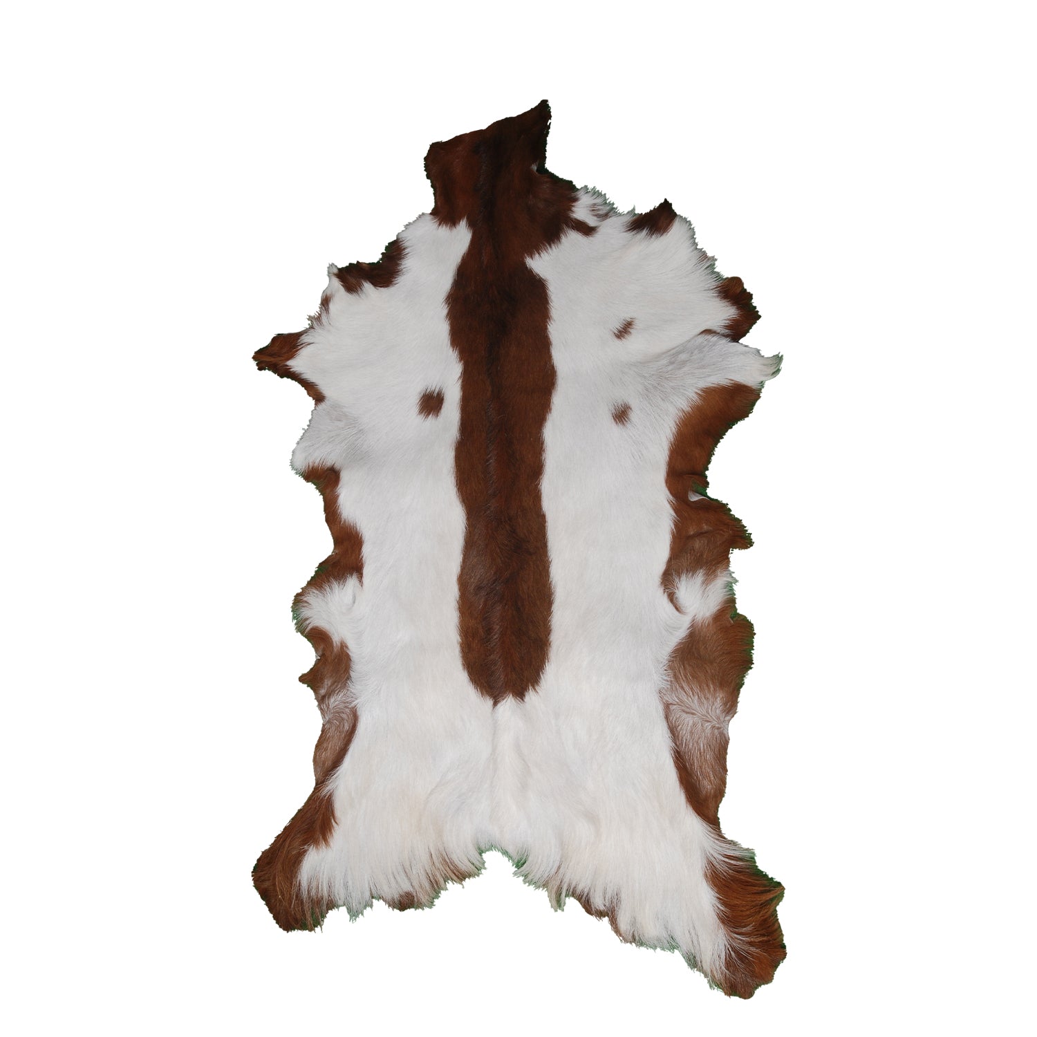 Dark Brown Rug - Soft, Durable, and Eco-Friendly - Handmade Pure Goat Skin Floor Rug - Non-Slip Suede Back