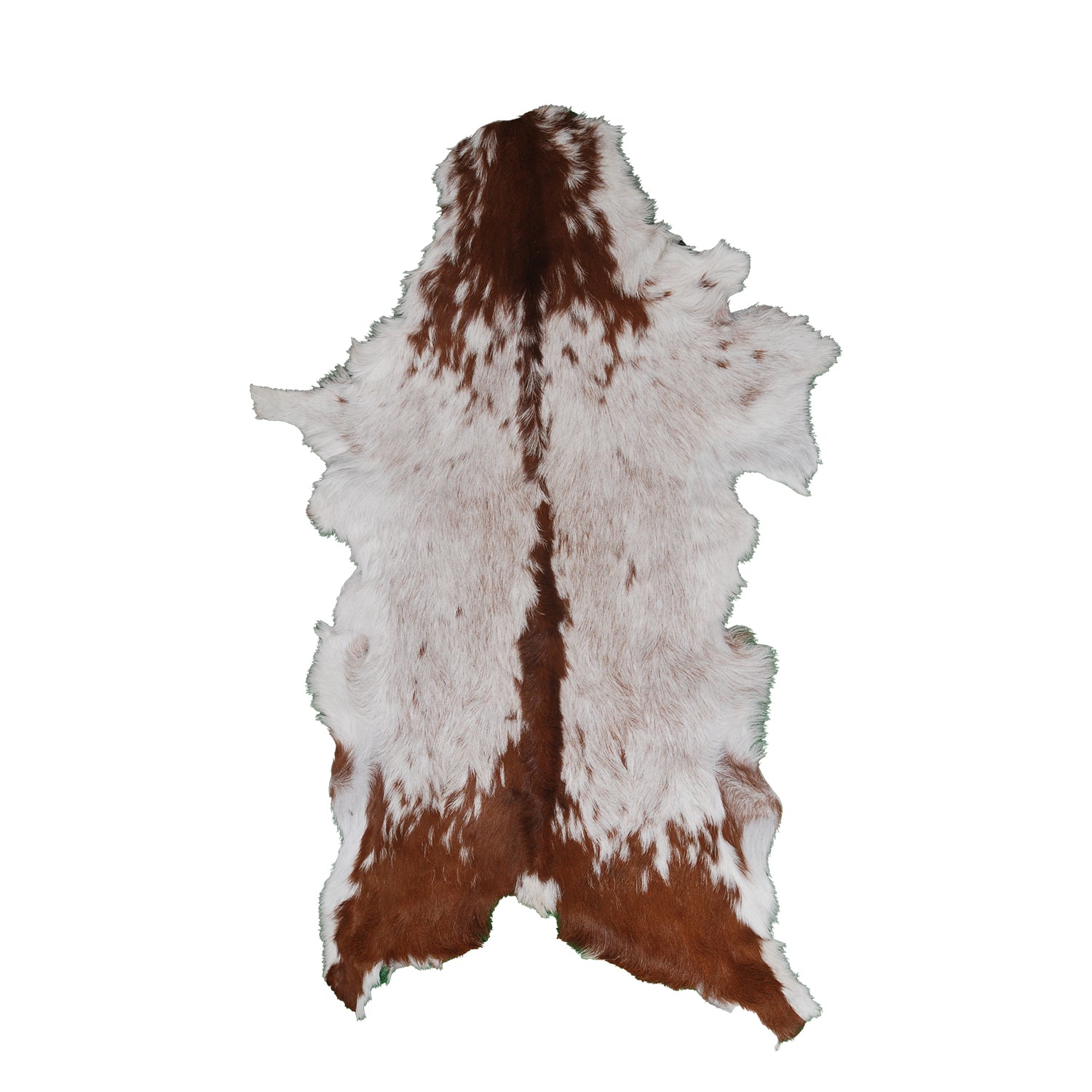 Dark Brown Rug - Soft, Durable, and Eco-Friendly - Handmade Pure Goat Skin Floor Rug - Non-Slip Suede Back