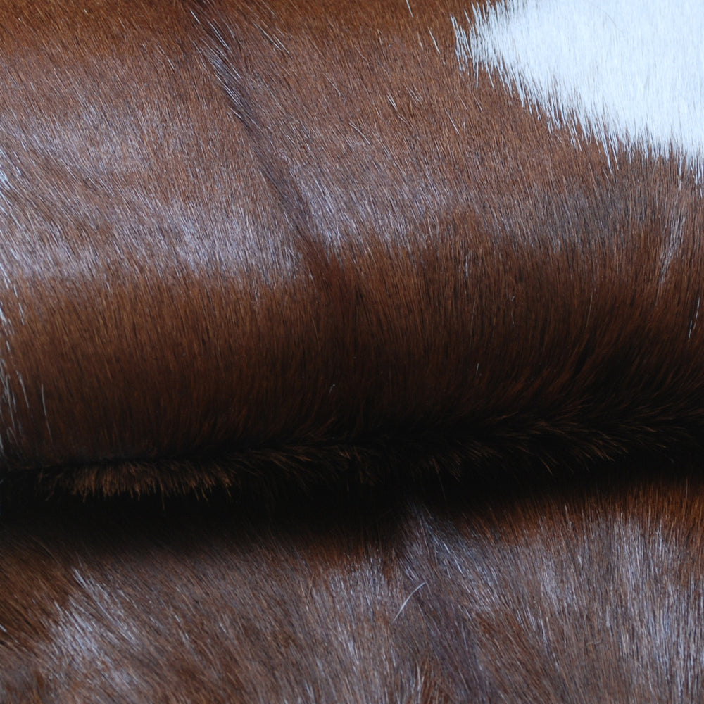 Handcrafted Dark Brown Goat Skin Rug - Genuine Leather for Luxurious Décor - Celestial Leather Limited