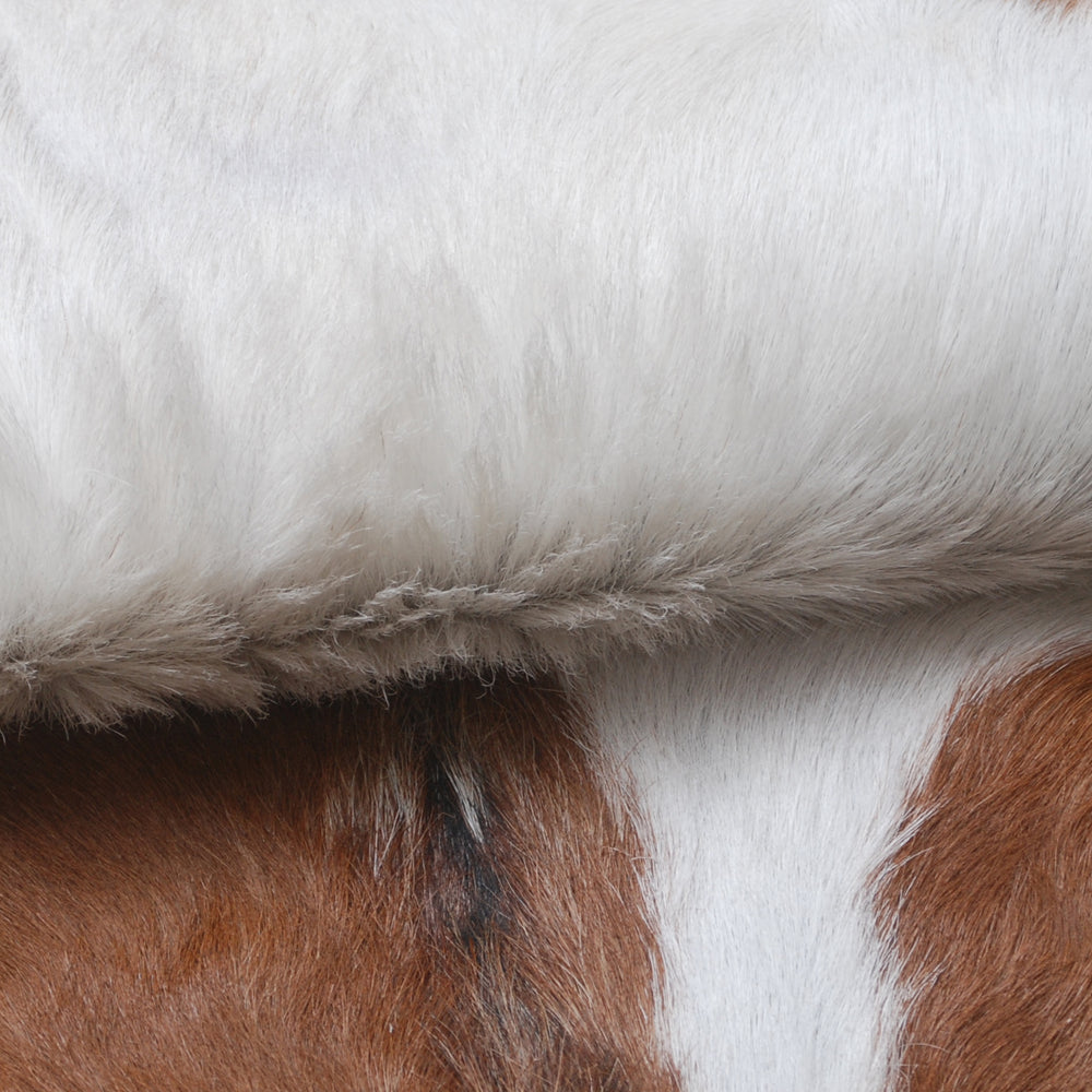 Decorative Dark Brown Goat Skin Rug - Luxurious Touch for Living Spaces - Celestial Leather Limited