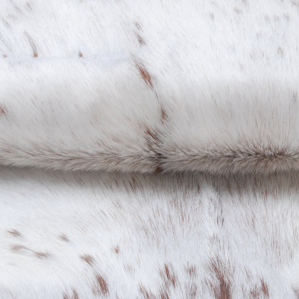 Luxurious Brown & White Goat Skin Rug | Handmade 100% Pure Goat Skin | Soft, Pet-Friendly, Non-Shedding | Eco-Friendly & Sustainable - Celestial Leather Limited