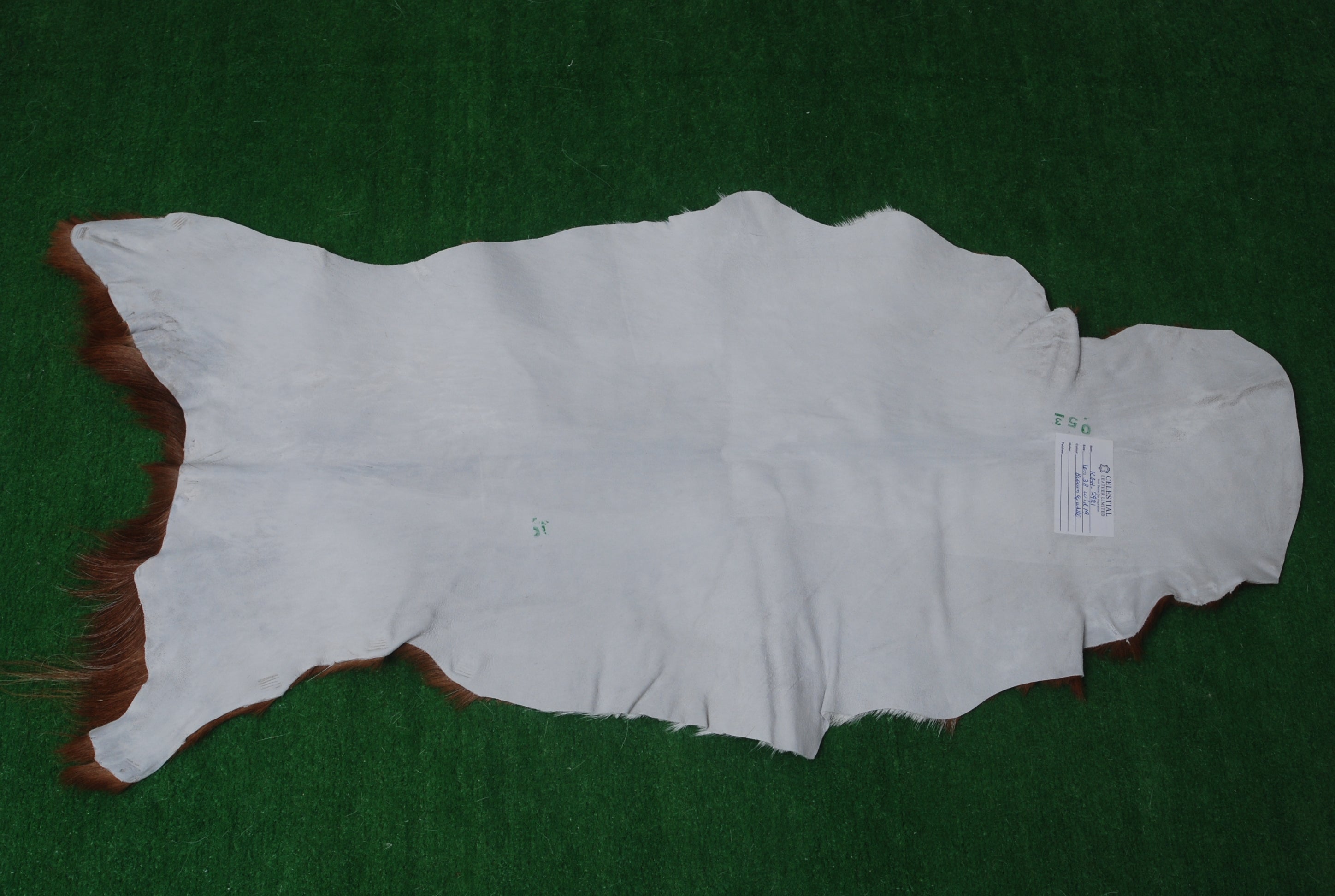 Dark Brown Rug - Soft, Durable, and Eco-Friendly - Handmade Pure Goat Skin Floor Rug - Non-Slip Suede Back