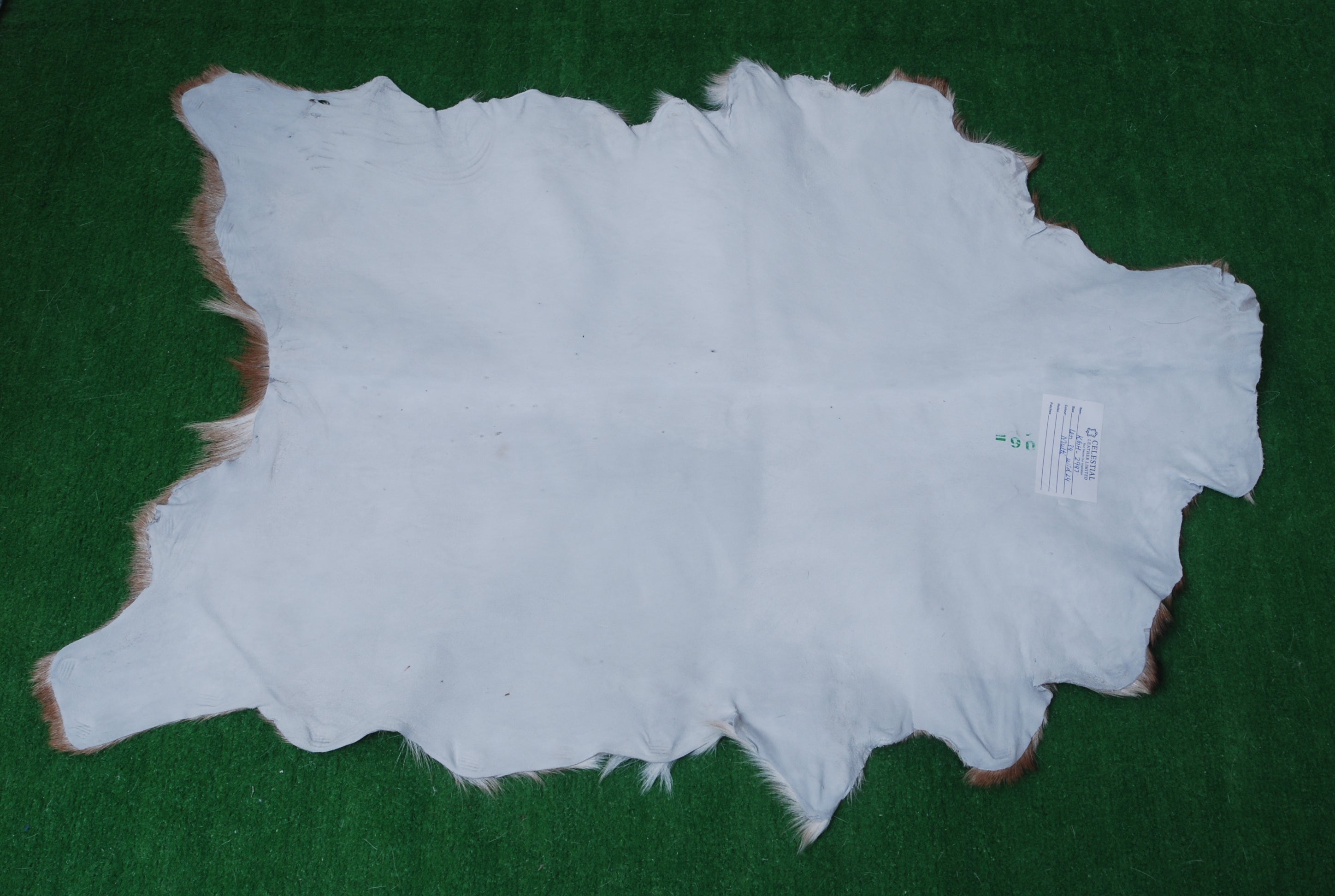 Dark Brown Rug - Soft, Durable, and Eco-Friendly - Handmade Pure Goat Skin Floor Rug - Non-Slip Suede Back