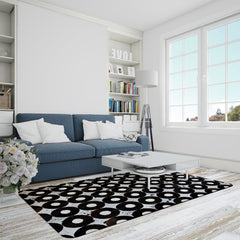 Unique Handmade Cowhide Patchwork Area Rug - Add Personality to Your Home Décor with Genuine Cow Skin Rug - Custom Sizes Available