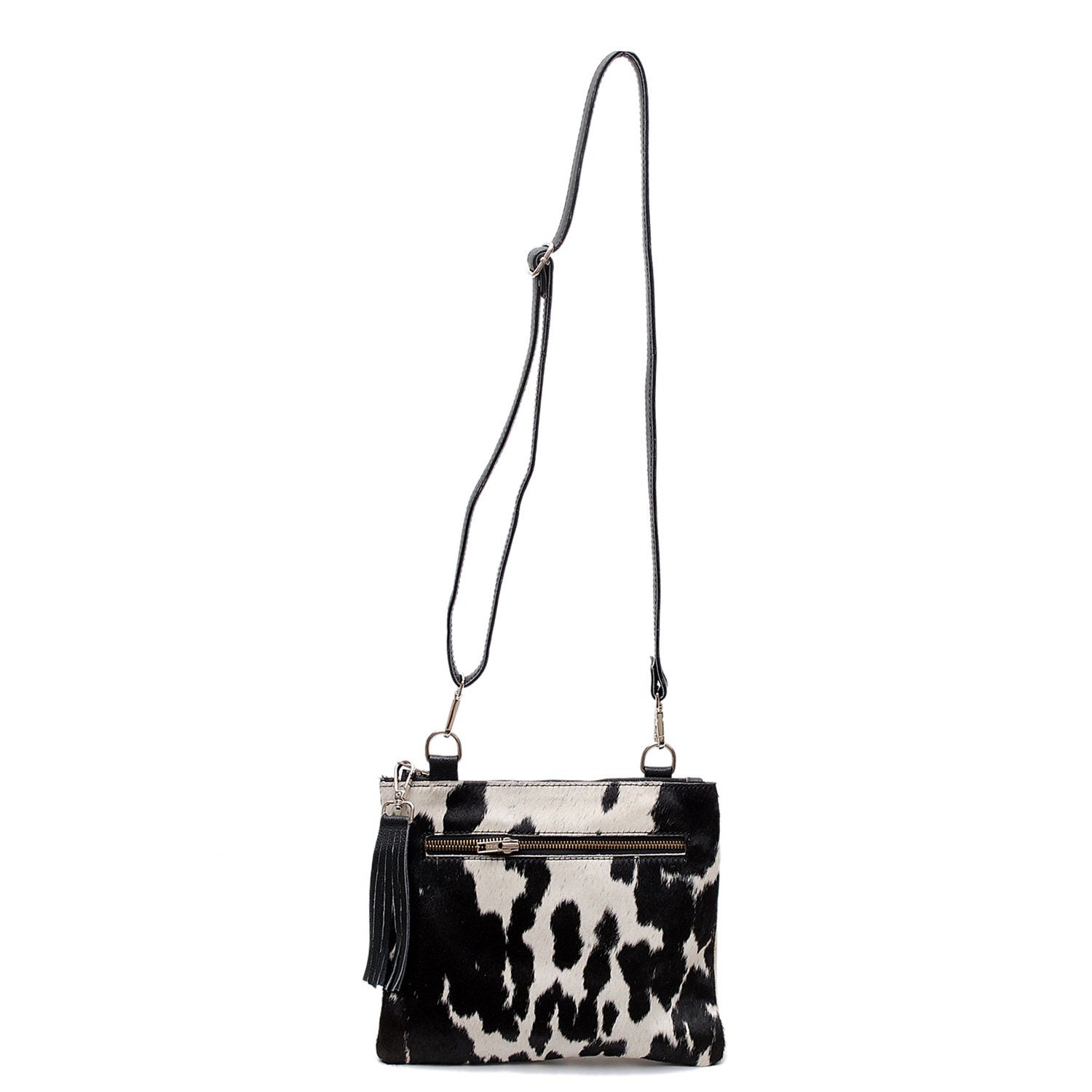 Luxurious Structured Vegan Leather Handbag with Gold Hardware - Unique Multi-Colour Crossbody Bag for Women - Adjustable Strap - Evening Bag - Celestial Leather Limited