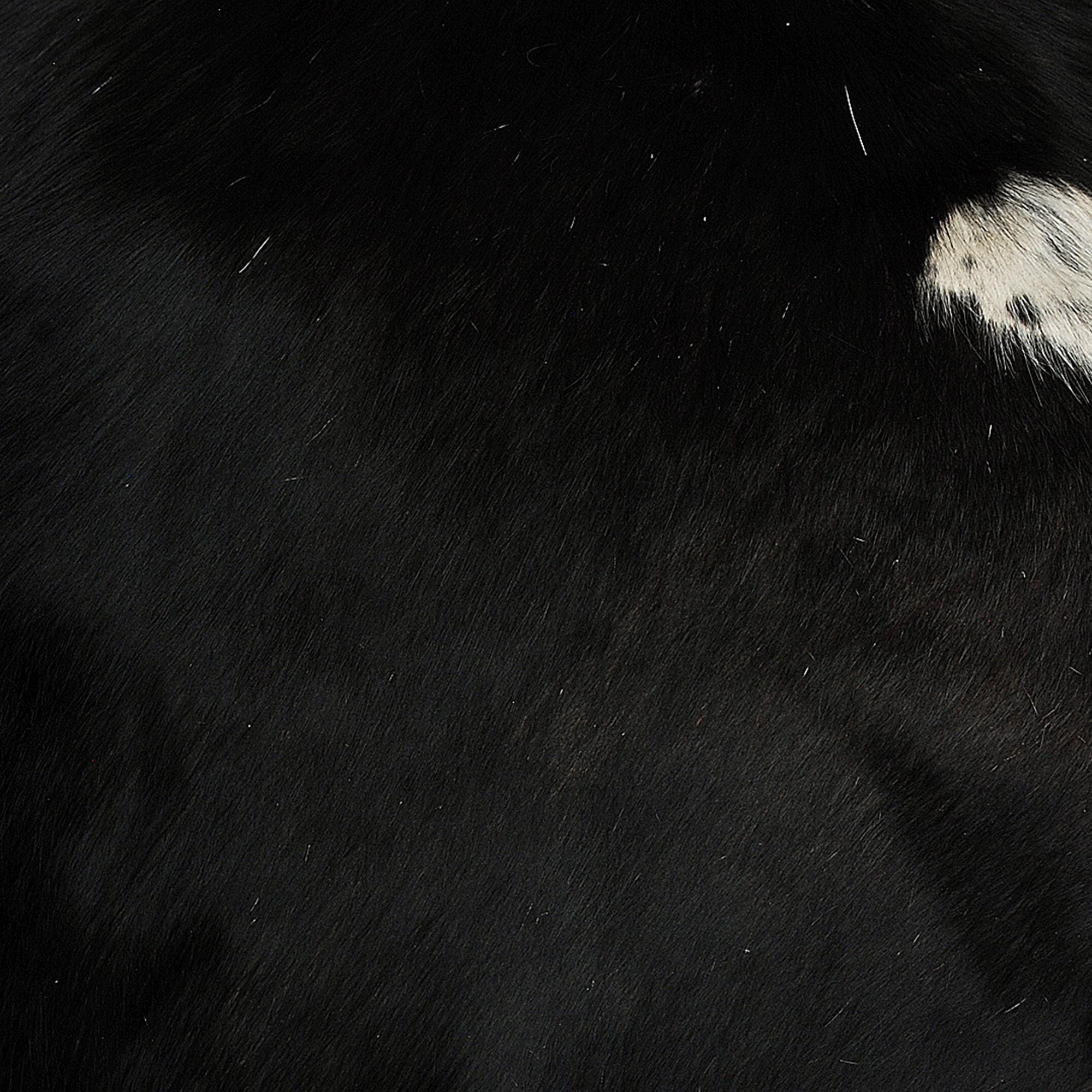 Luxurious Brown & White Cowhide Cushion Cover with Animal Print - Handmade Square Cover for Sofas, Armchairs, Beds - Rustic Elegance