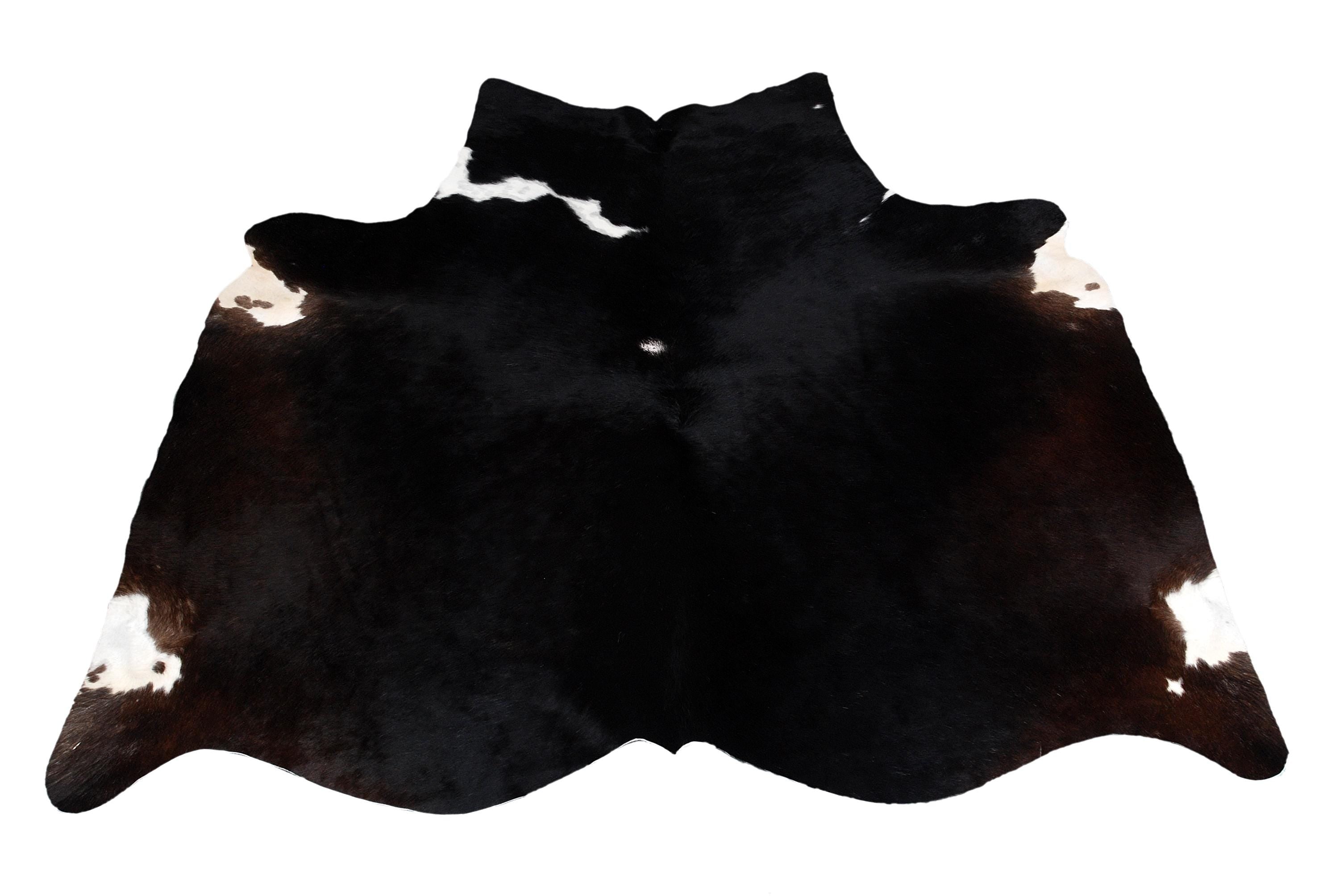 Luxurious Black & White Cowhide Rug for Stylish Décor | Hypoallergenic, Non-Slip, Unique Natural Beauty | Large Size, Free Shipping! - Celestial Leather Limited