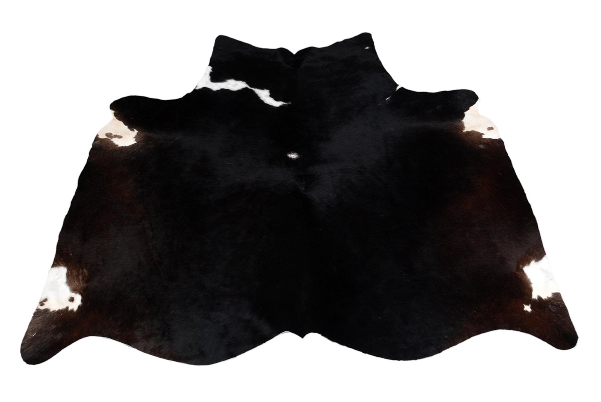 Luxurious Black & White Cowhide Rug for Stylish Décor | Hypoallergenic, Non-Slip, Unique Natural Beauty | Large Size, Free Shipping! - Celestial Leather Limited