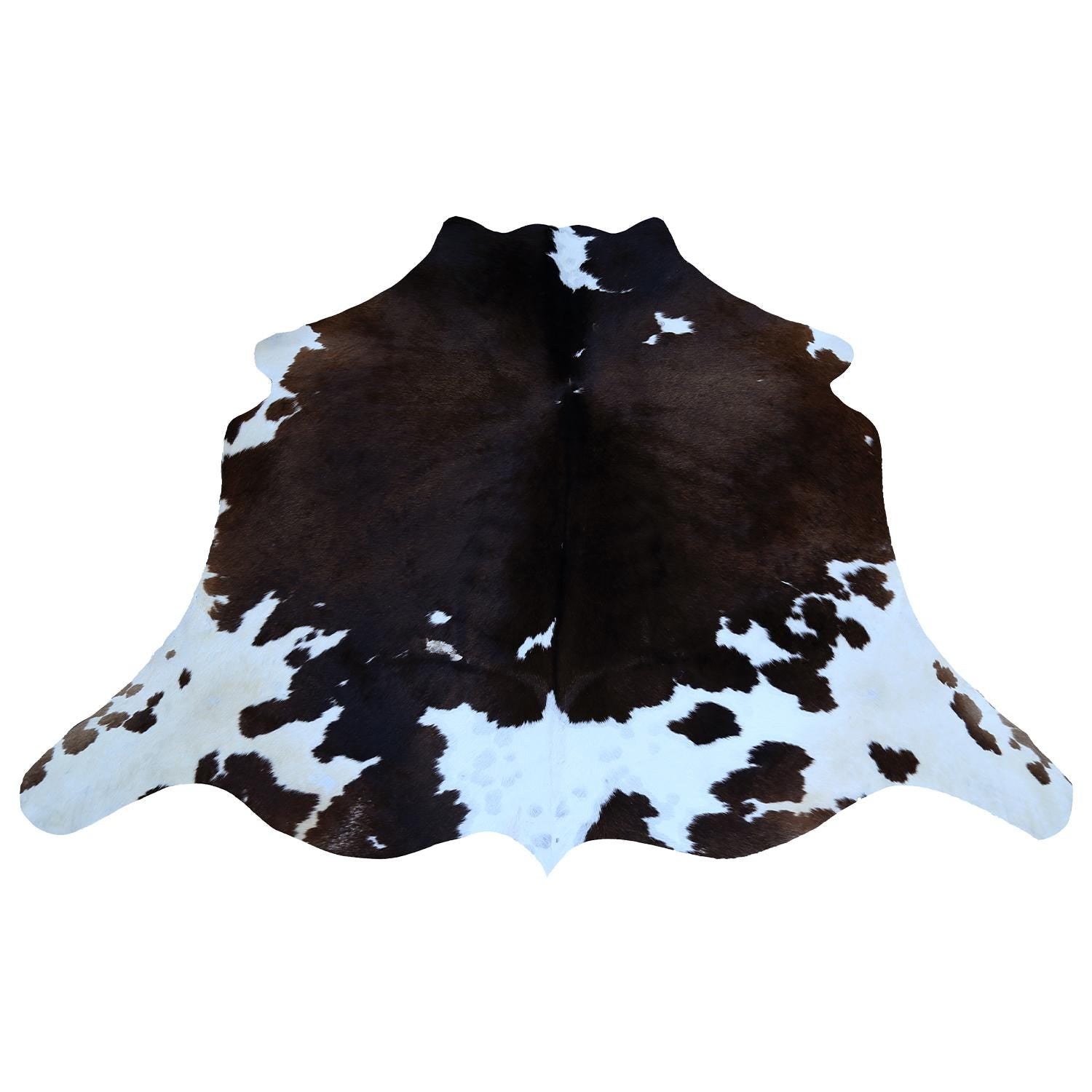 Luxury Brown & White Cowhide Rug | Non-Slip Backing | Hypoallergenic | Non-Shedding | Perfect for Bedroom - Living Room | Free Shipping in - Celestial Leather Limited