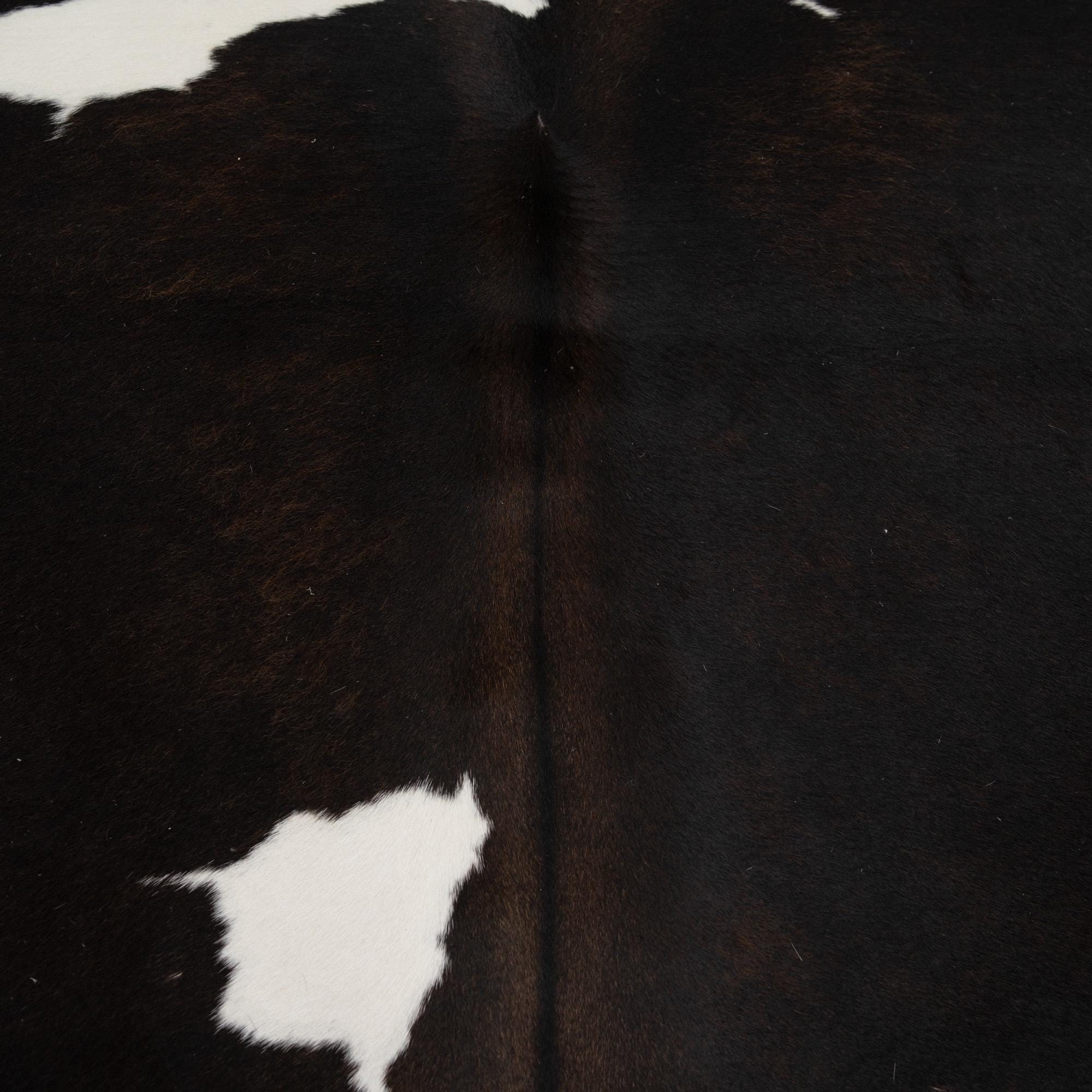 Luxury Brown & White Cowhide Rug | Hypoallergenic - Non-Slip | Large Area Rug for Bedroom Living Room | Top Quality - Free Shipping - Celestial Leather Limited