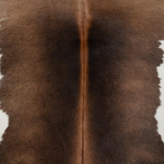 Luxurious Brown and White Cowhide Rug - Hypoallergenic, Non-Slip Backing, Non-Shedding - Perfect for Upholstery and Home Décor - Celestial Leather Limited