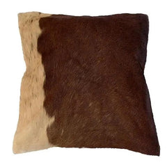 Luxurious Cowhide Cushion Cover | Genuine Leather Hairy Pillow Case | Exotic Animal Skin Home Decor | Rustic Leather Cushion Covers