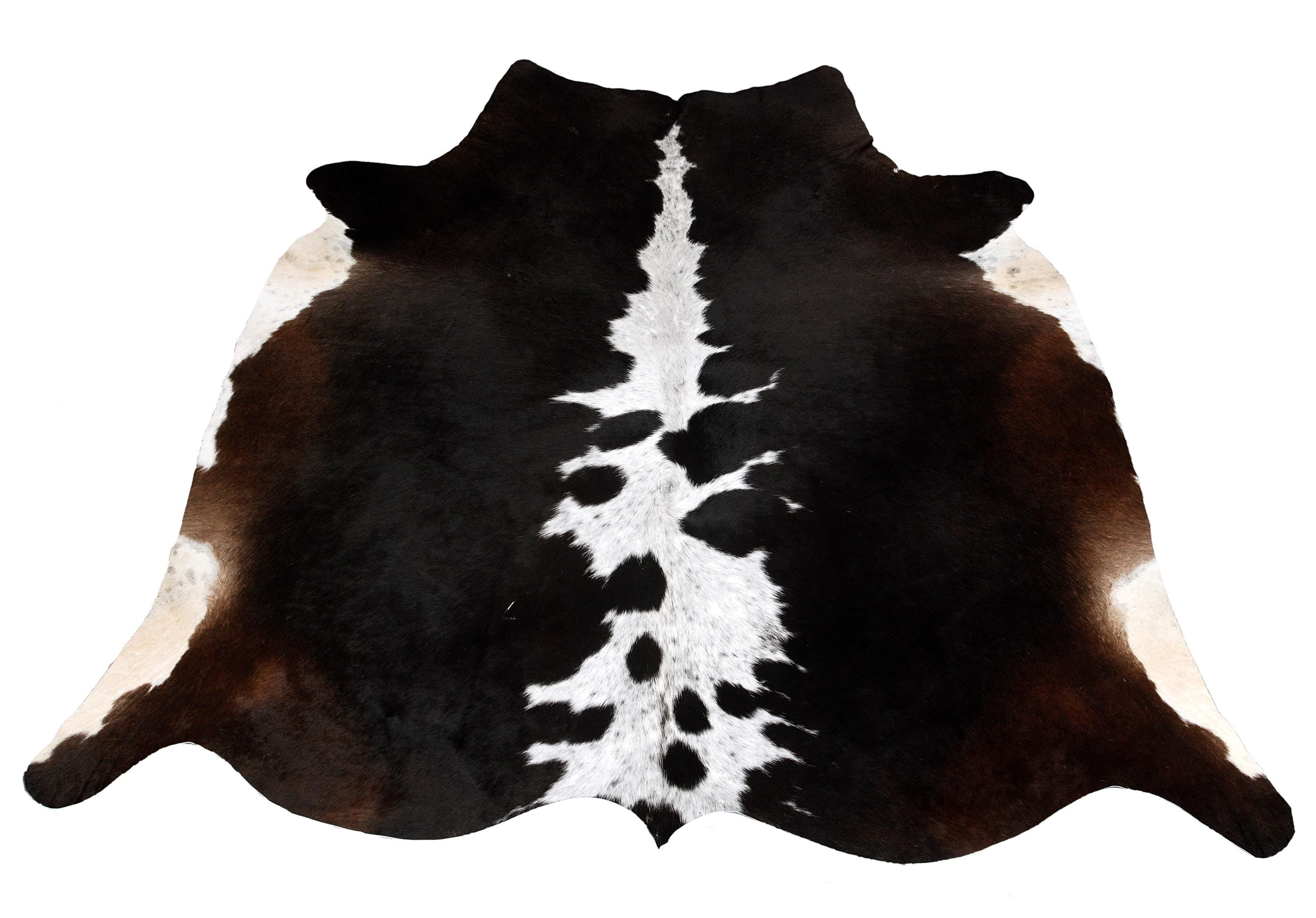 Premium Multicolour Cowhide Rug Large Animal Print Carpet - Hypoallergenic, Non Slip, Non Shedding - Handmade Luxury for Chic Living Spaces