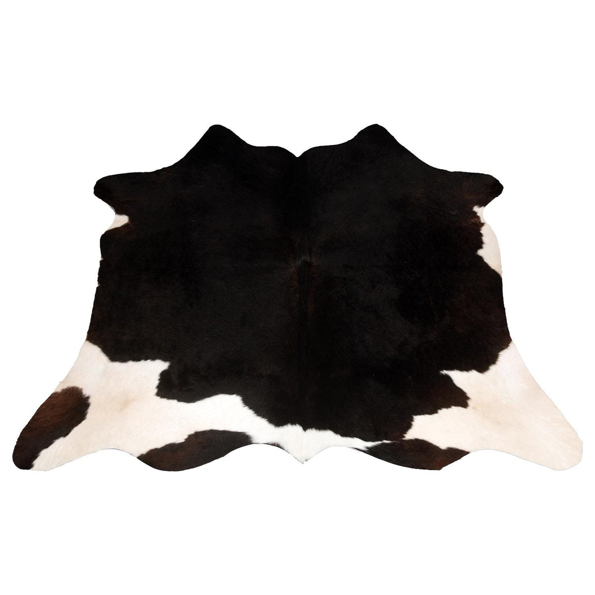 Luxurious Natural Black and White Cowhide Rug - Small Animal Print Area Rug with Hypoallergenic, Non Slip Suede Back Unique and Durable Home - Celestial Leather Limited
