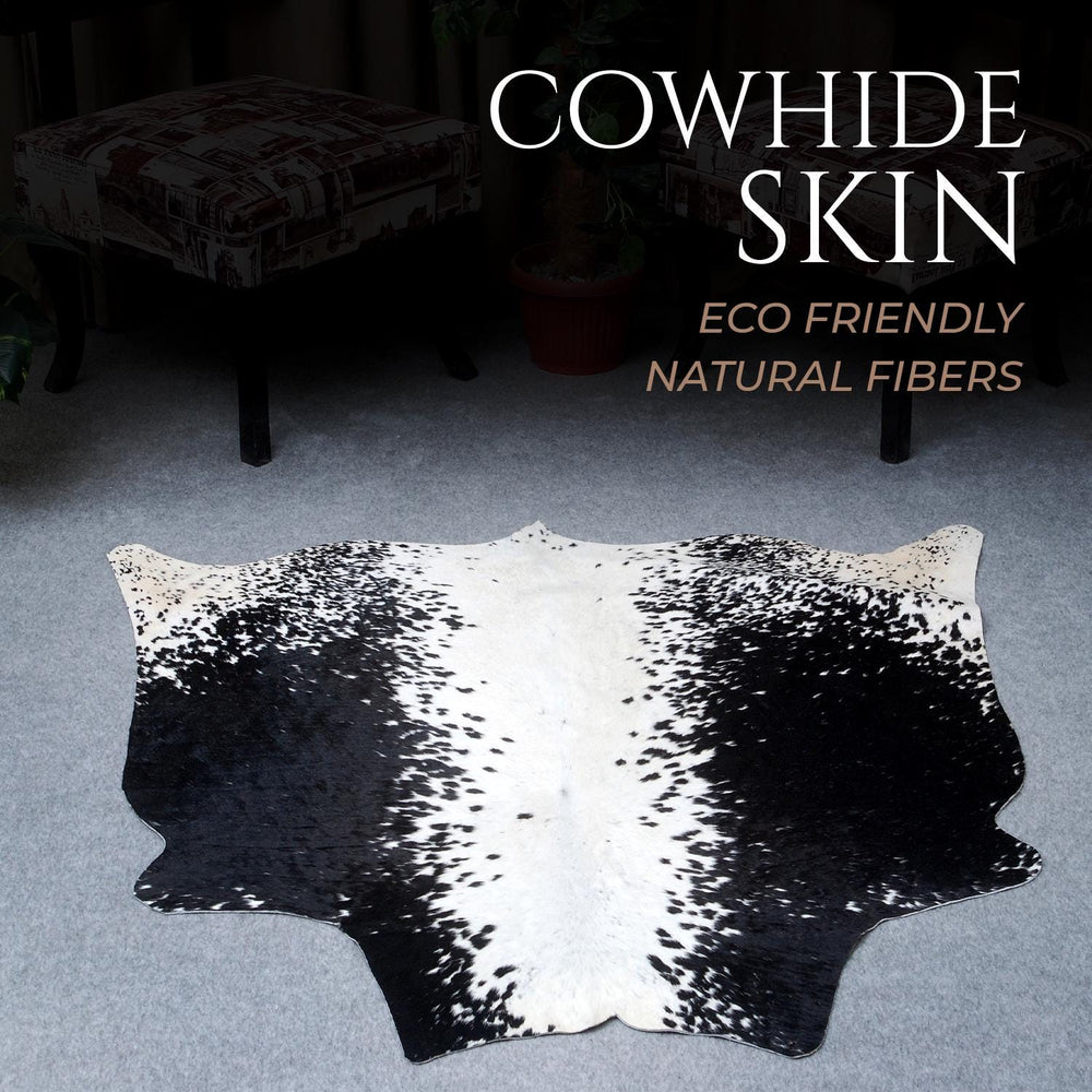 Luxurious Natural Cowhide Leather Rug for Stylish Home Decor & Leather Crafts - Celestial Leather Limited